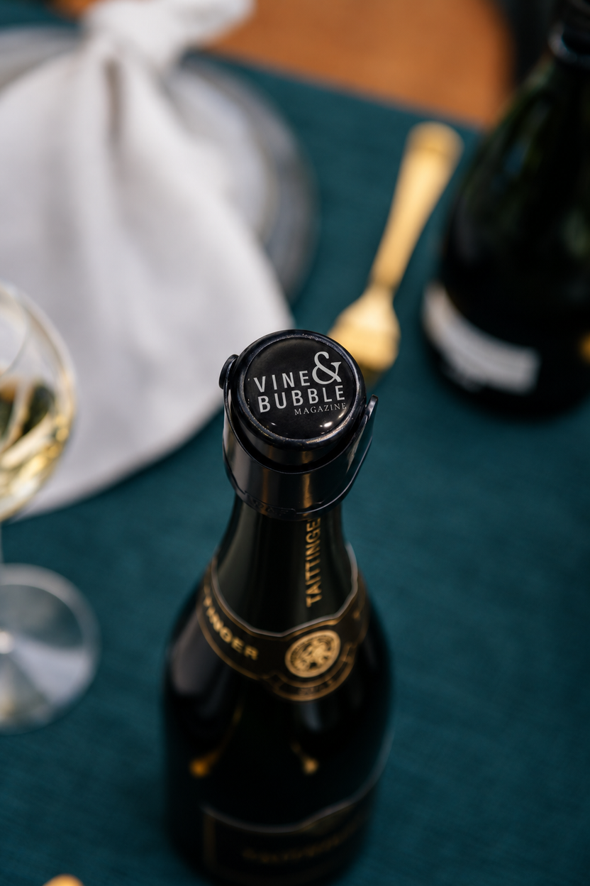 The Ultimate Champagne Stopper by WAF Brevetti – Matt Black – VINE & BUBBLE